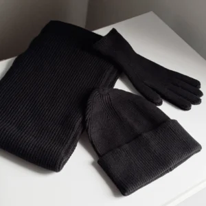 Теплий набір 3 в 1: шапка, шарф, рукавиці